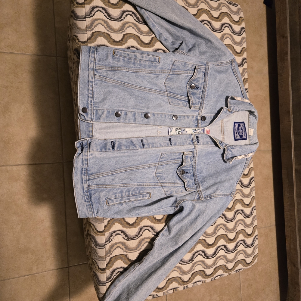 Hard Rock Cafe Blue Bomber Jacket